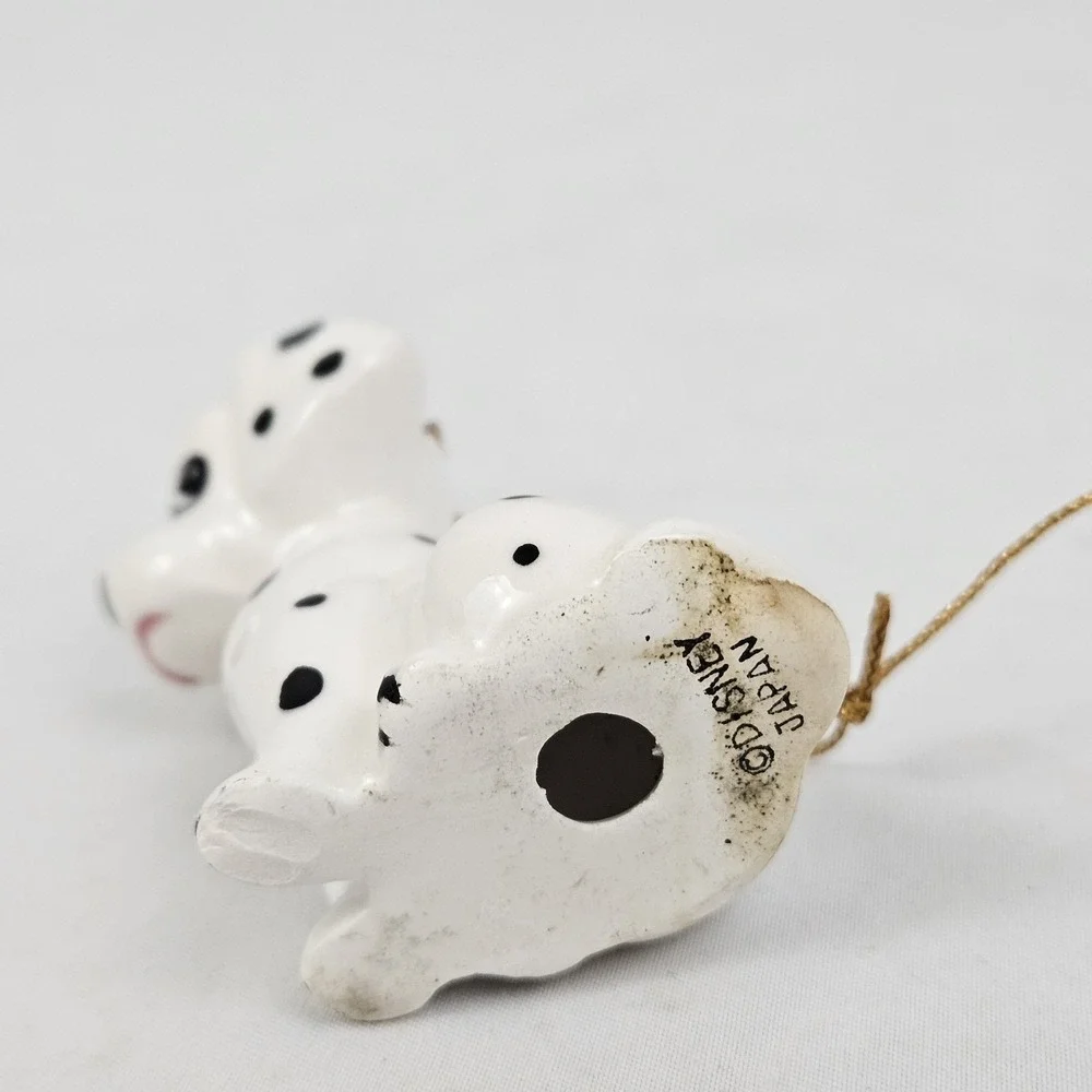 Walt Disney Productions 101 Dalmatian Ornament Figure Ceramic Vintage Japan